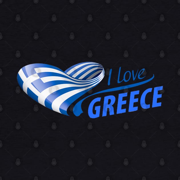 I Love Greece by doniainart